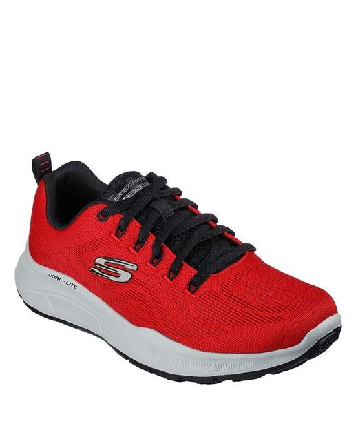 Skechers Red Enginee Mesh Lace Up Sneaker W Low-top Trainers for men
