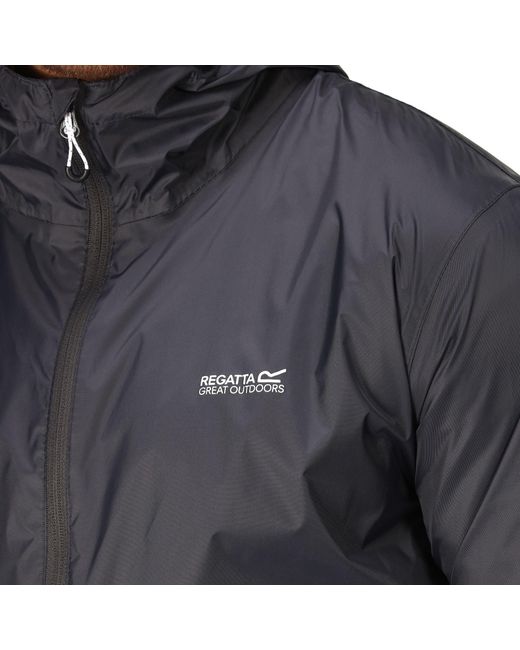Regatta Black Pack It Iii Waterproof Jacket for men