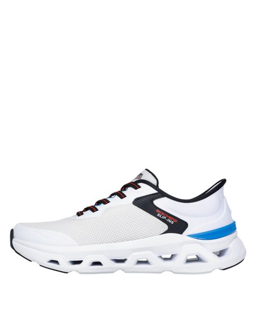 Skechers White Slip-Ins Mesh Lace-Up Sneaker W Ai Slip On Trainers for men