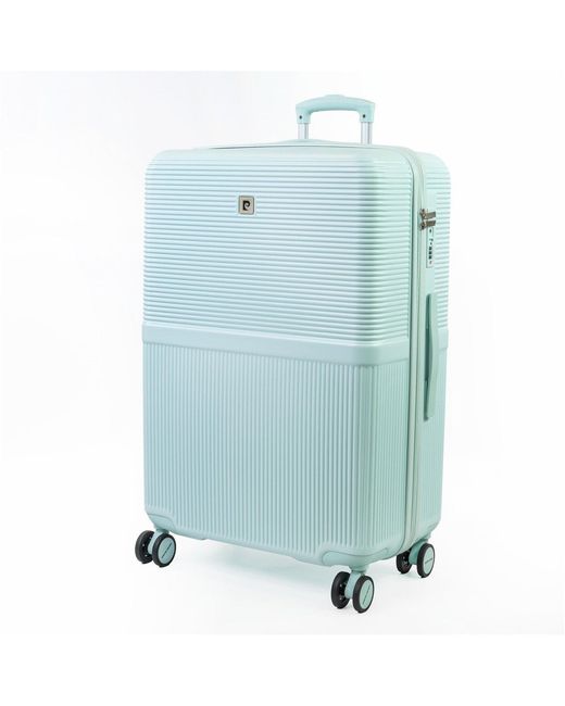 Pierre Cardin Blue Monaco Premium Hard Shell Suitcase Wheeled Luggage
