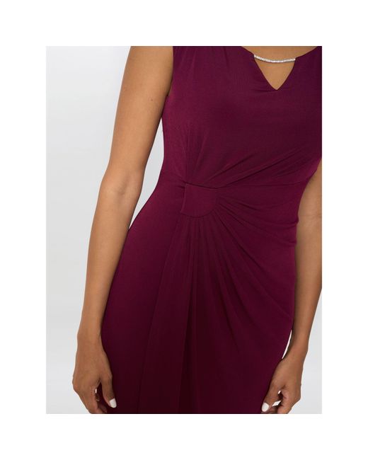 Gina Bacconi Red Helen Wrap Dress