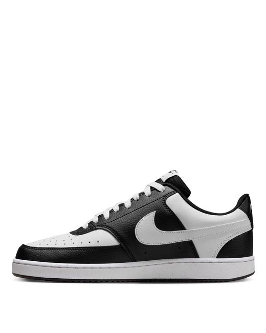 Nike Black Court Vision Low Trainers for men