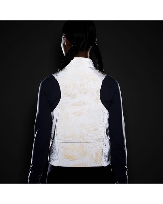 Nike Blue Swift Therma-Fit Adv Reflective Running Vest
