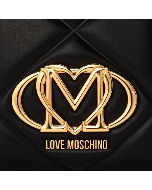Love Moschino Black Lm Xs Quilt Tote Ld64