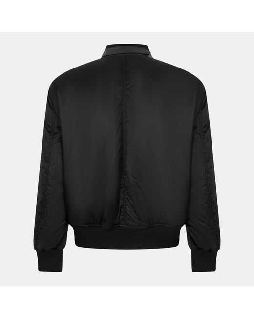 Tom Ford Black Lightweight Satin Bomber Jacket for men