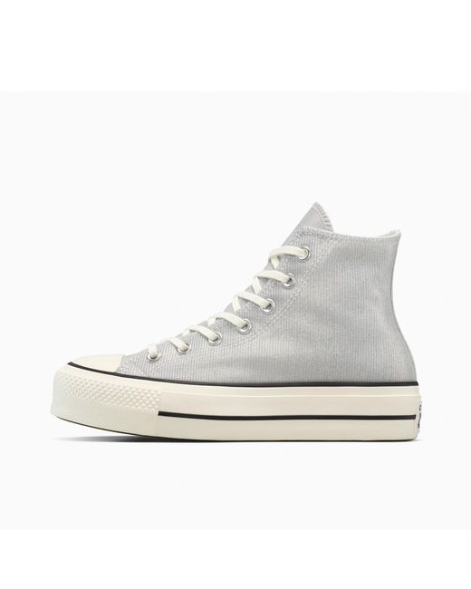 Converse White Chuck Taylor All Star Lif High-Top Trainers