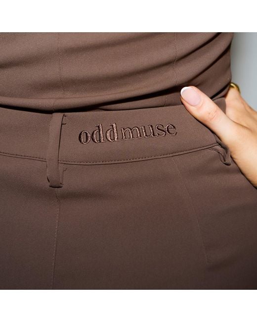 Odd Muse Brown Maxi Skirt