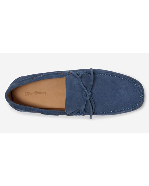 Oliver Sweeney Blue Cano Sde Drv Loafers for men