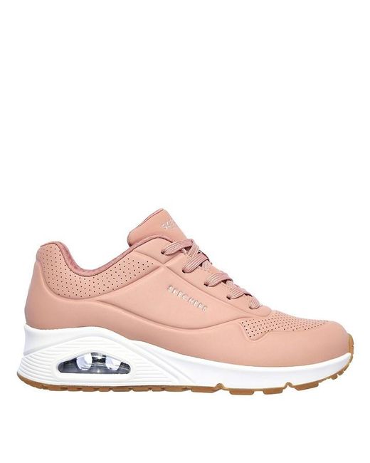 Skechers Pink Uno Stand On Air Trainers