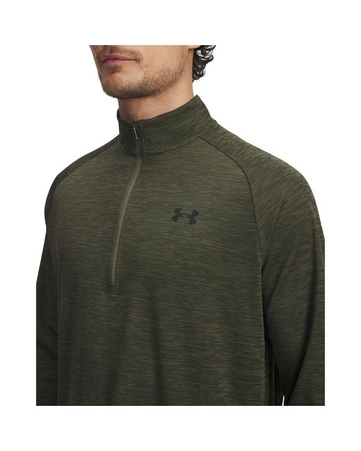 Under Armour Green Tech ½ Zip Long Sleeve for men