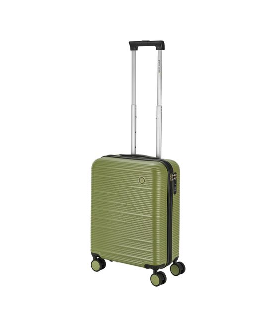 Pierre Cardin Green Arles Expandable Suitcase Hard Shell 4 Wheel