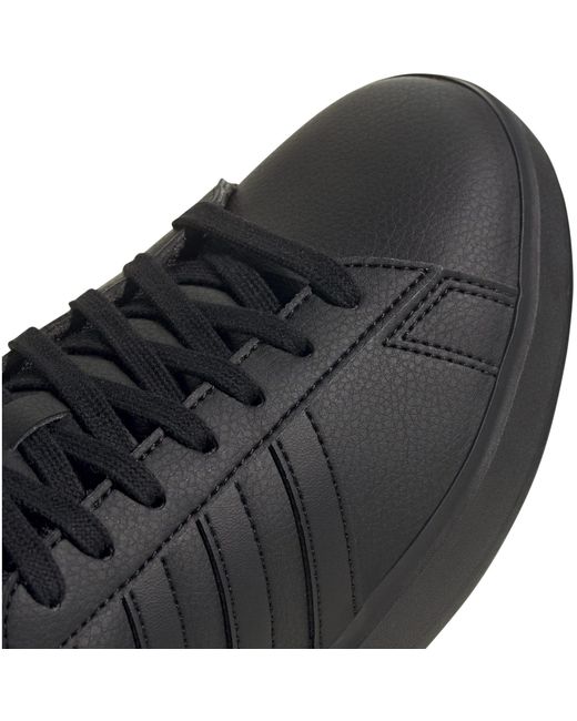 Adidas Black Grand Court Sneakers