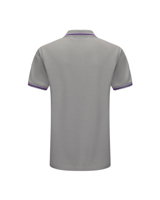 Slazenger 1881 Gray Tipped Polo Shirt for men
