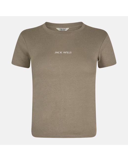 Jack Wills Gray Baby Tee