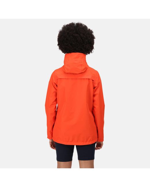 Regatta Red Bayarma Breathable Long Sleeve Waterproof Jacket