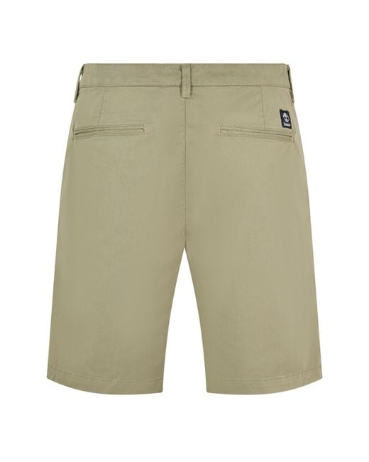 Timberland Green Topsfield Twill Chino Shorts for men