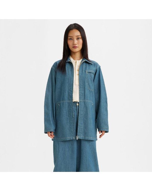 Levi's Blue Levi's Df Short Coat for men