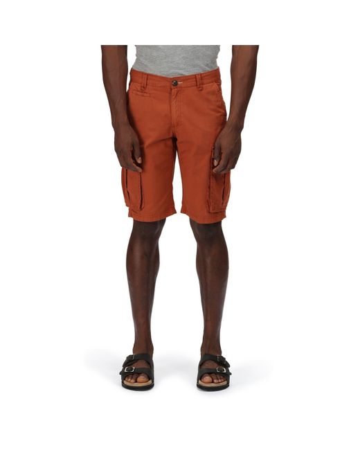 Regatta Brown Shorebay Multi Pocket Short for men