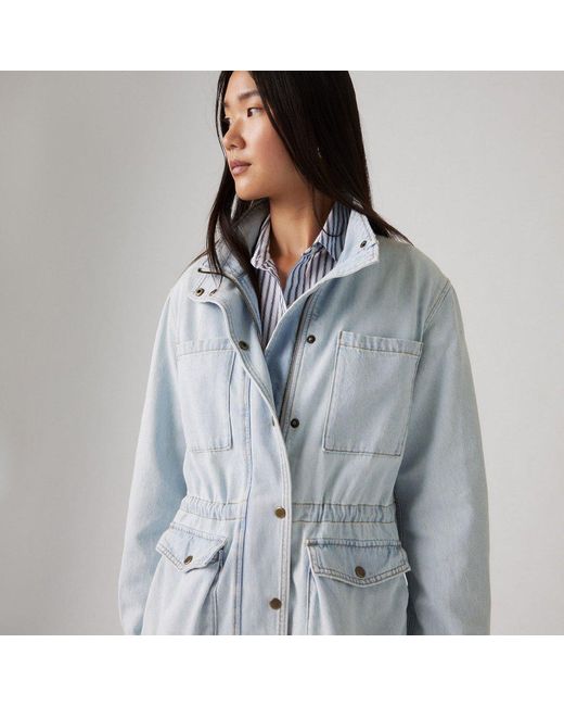 Levi's Blue Karlie Utly Jk Denim Jacket