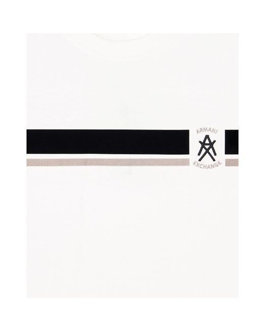 ARMANI EXCHANGE White T-Shirt for men
