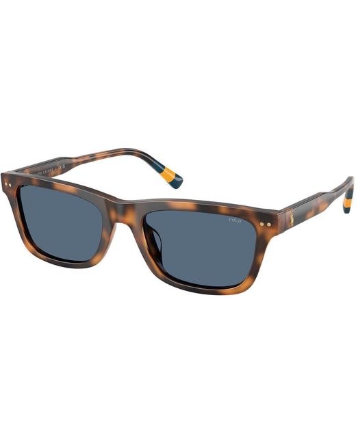 Polo Ralph Lauren Blue 0Ph4240U Square Sunglasses for men