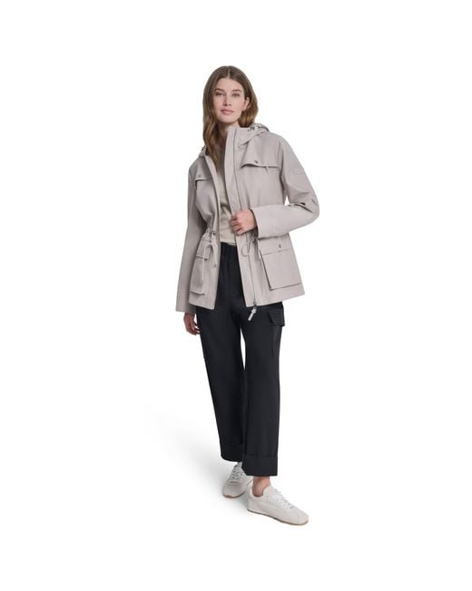 DKNY Gray Windbreaker