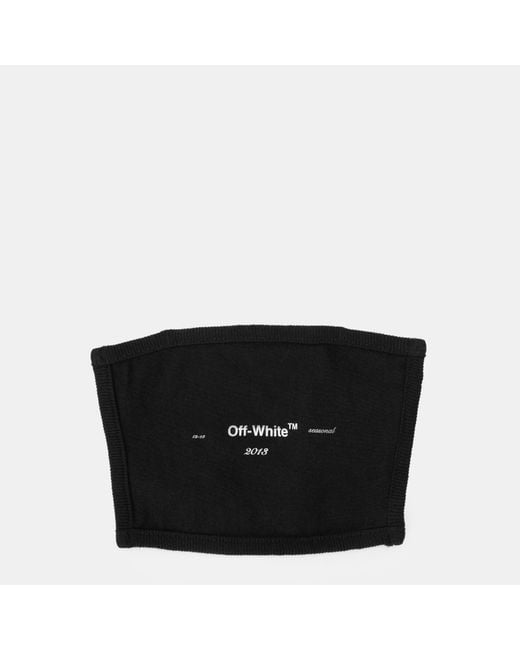 Off-White c/o Virgil Abloh Black Face Covering Masks for men