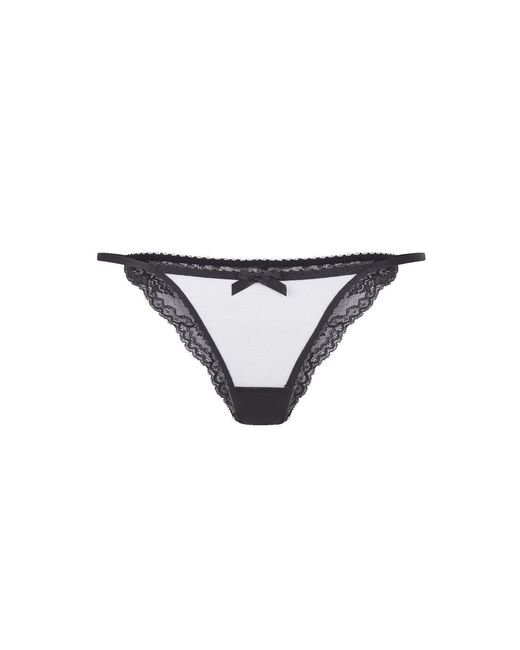 Agent Provocateur Brown Ettie Lace Full Brief