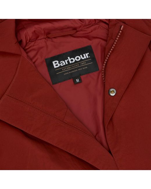 Barbour Red Rig Showerproof Jacket for men