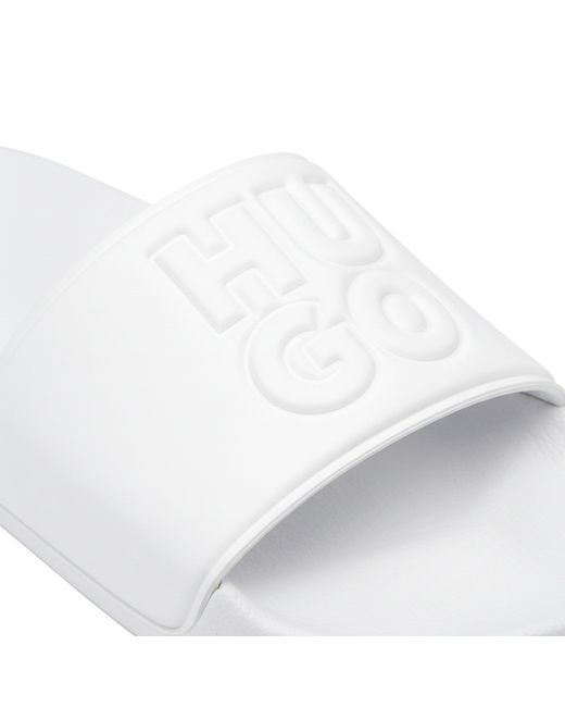 HUGO White Match It Sliders Size 3