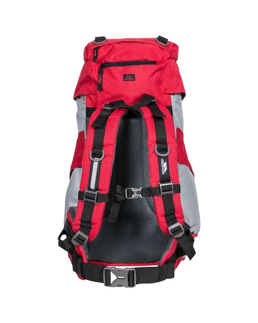 Trespass Red Adults Trek Rucksack Backpack
