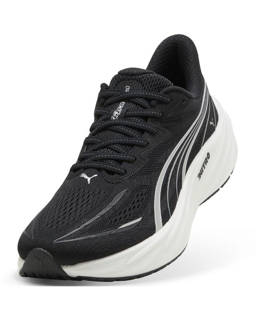 PUMA Black Velocity Nitro 5 Road Running Shoes for men