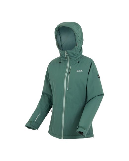 Regatta Green Highton Stretch Insulated Long Sleeve Waterproof Jacket