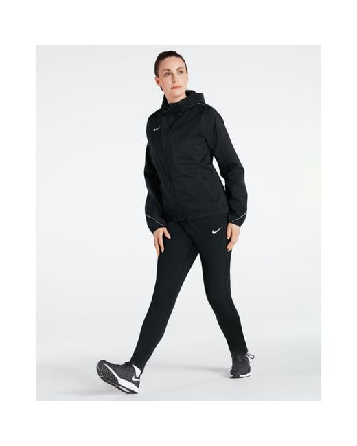 Nike Black Dry Element Solid Patterned Track Pants