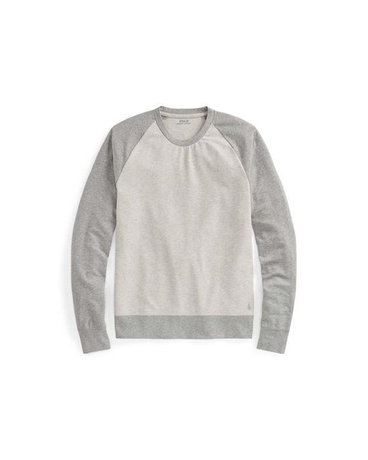 Ralph Lauren Gray Block Sweatshirt for men