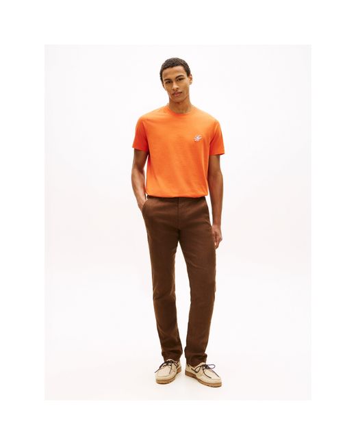 Tommy Hilfiger Orange T-Shirt for men