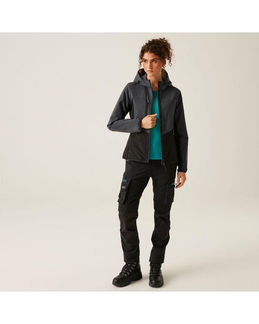 Regatta Black Ada Stretch Softshell Jacket