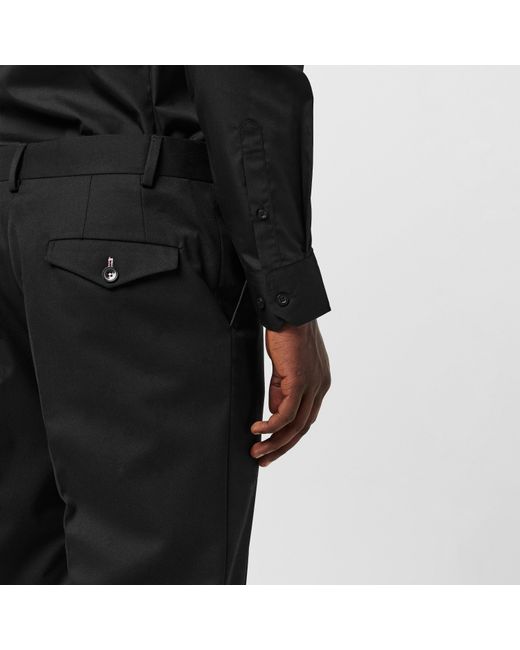 Twisted Tailor Black Kemp Tux Trousers for men