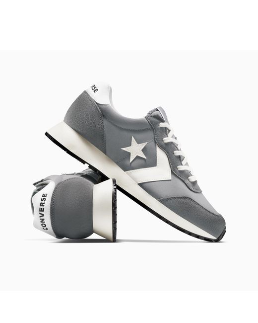 Converse Gray Adults Omega Trainer Classic Low-Top Trainers