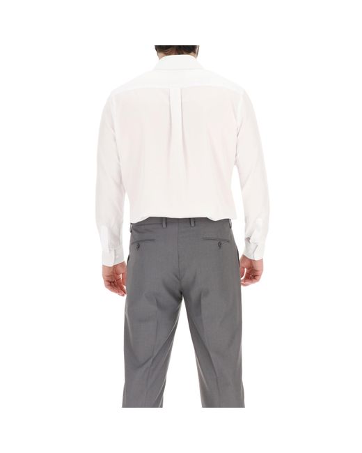 Scotch & Soda Gray Long-Sleeve Oxford Shirt for men