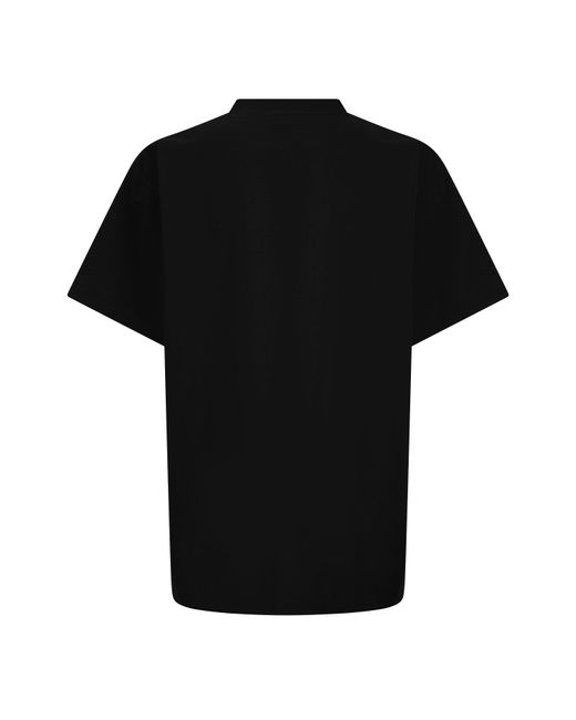 Balenciaga Black Bal Sticker Tee Sn64 for men