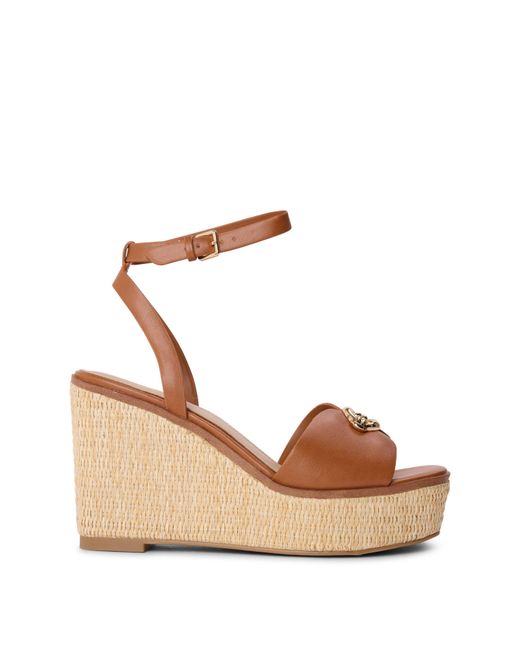 ALDO Brown Wedge Sandals
