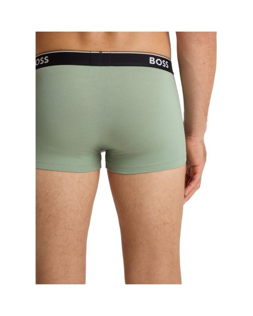 Boss Black Bodywear 3-Pack Boxer Shorts With Logo Detail for men