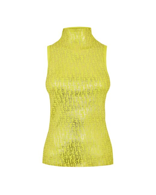 DIESEL Yellow Egeo Maglia Knitted Top