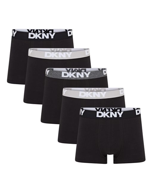 DKNY Black Trunk Portland 5 Pack for men