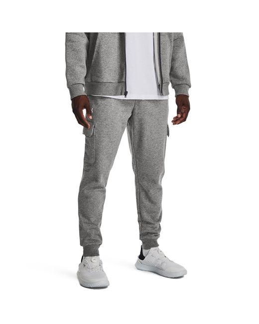 Under Armour Gray Ua Rival Fleece Joggers for men