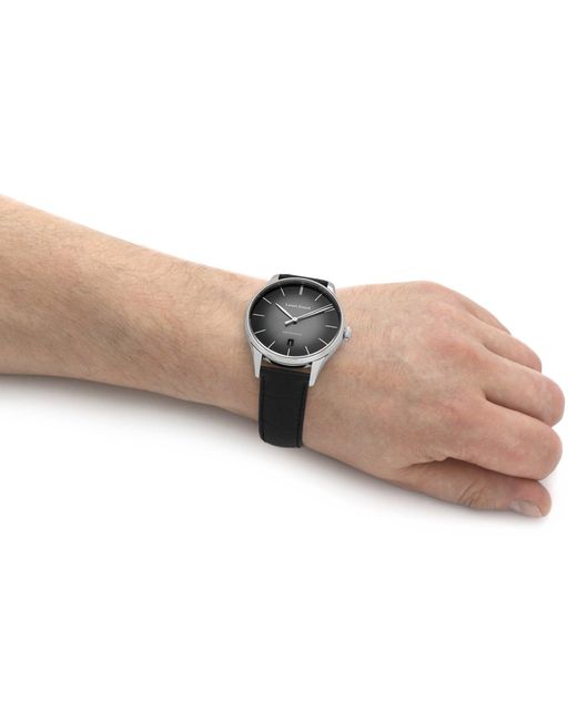 Louis Erard Black Automatic Auto Analogue Watch for men