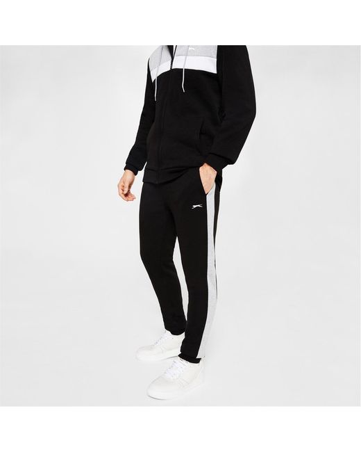 Slazenger 1881 Black Full Zip Tracksuit for men
