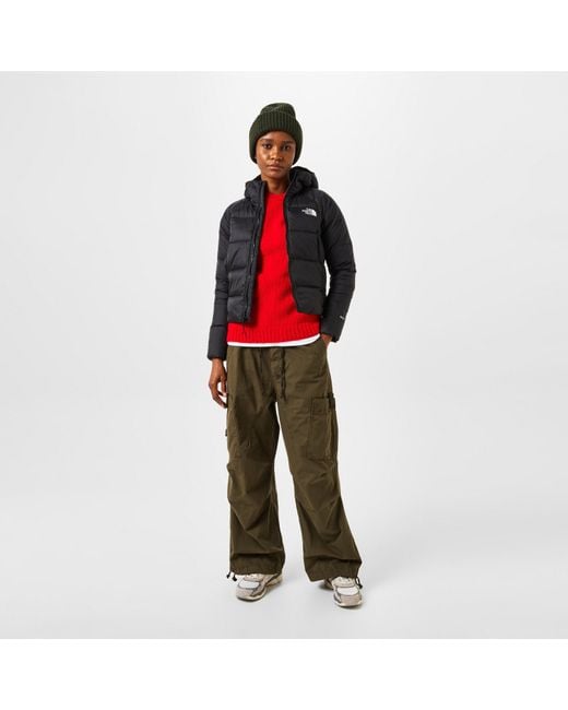 The North Face Black Hyalite Water Resistant Down Short Puffer Jacket