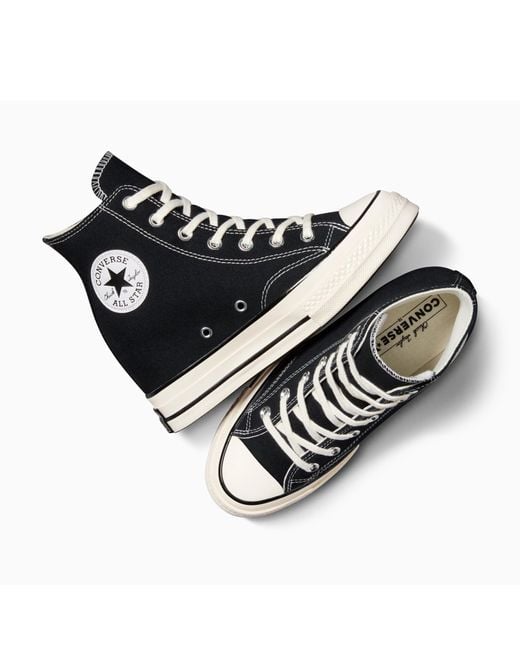 Converse Black Chuck 70 Wedge Heeled Sandals